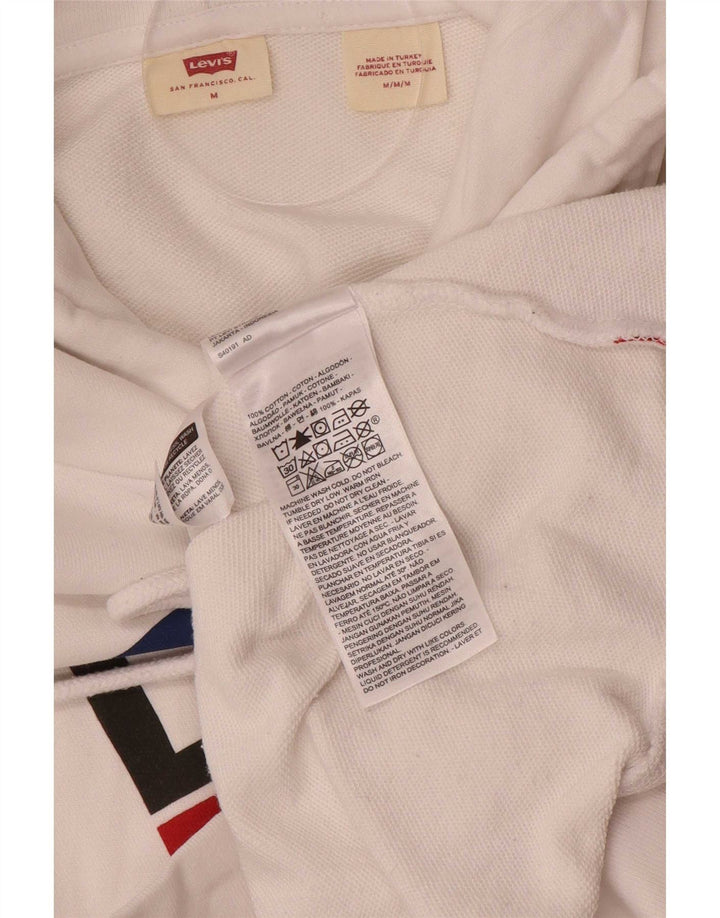 Levi's Herren-Kapuzenpullover mit Grafik, mittelweiße Baumwolle