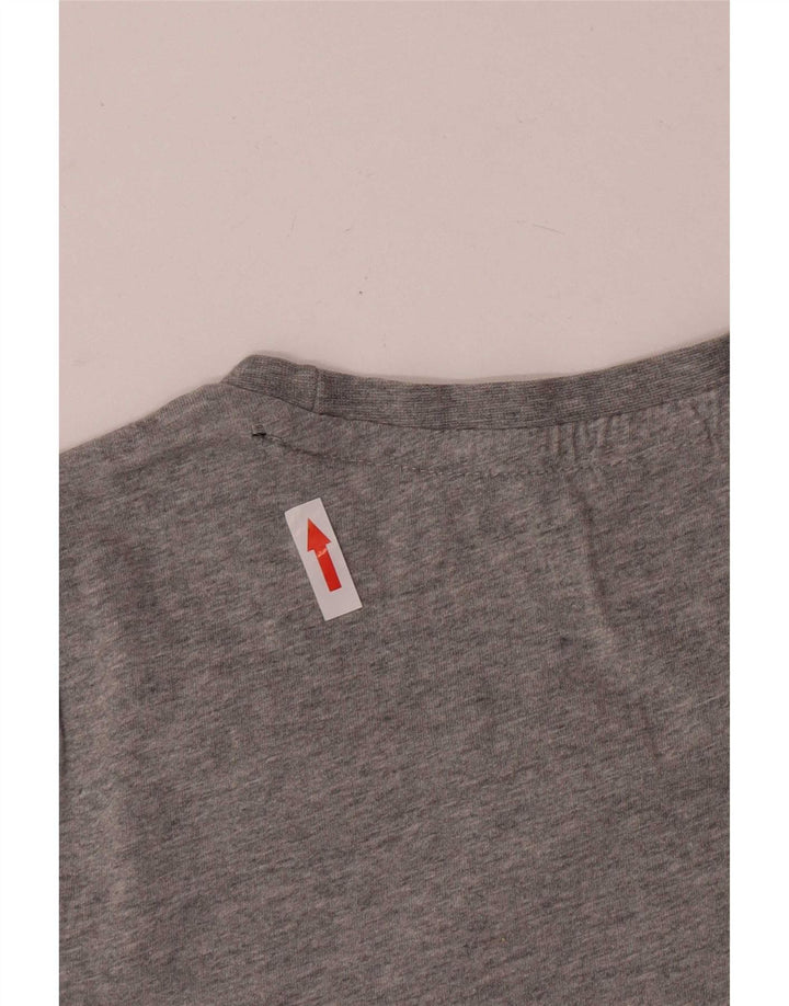 Puma Damen Graphic T-Shirt Top UK 14 Mittelgrau