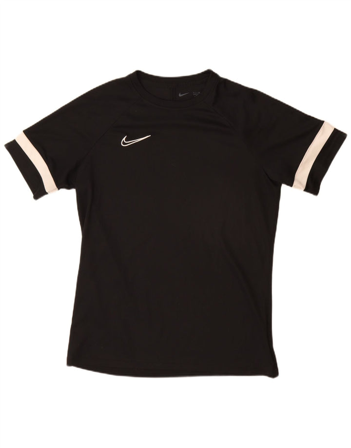 Nike Herren Dri Fit T-Shirt Top Large Schwarz Polyester