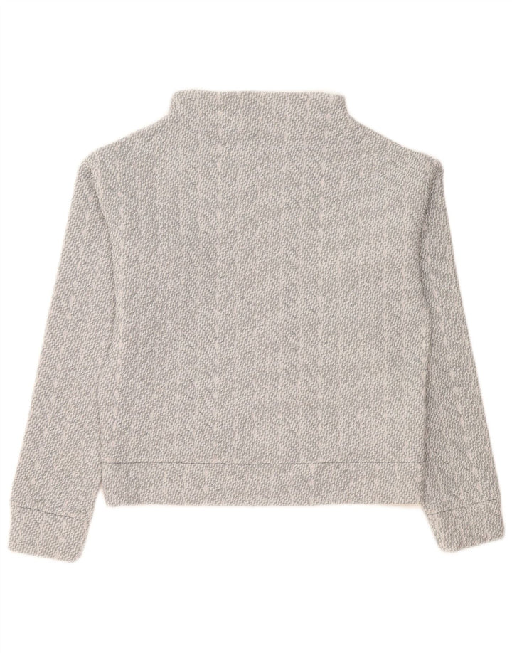Gap Damen-Sweatshirt in Übergröße, Gr. 6, XS, grau gestreift, Polyester
