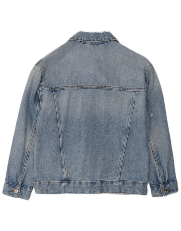 Zara Distressed Jeansjacke für Mädchen, 9–10 Jahre, Blau