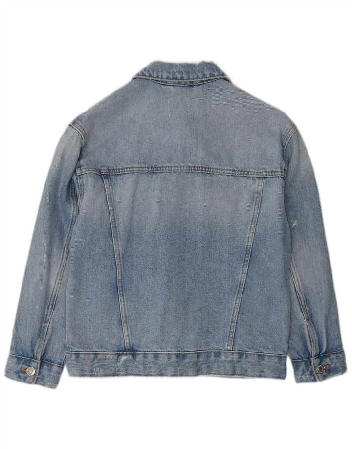 Zara Distressed Jeansjacke für Mädchen, 9–10 Jahre, Blau