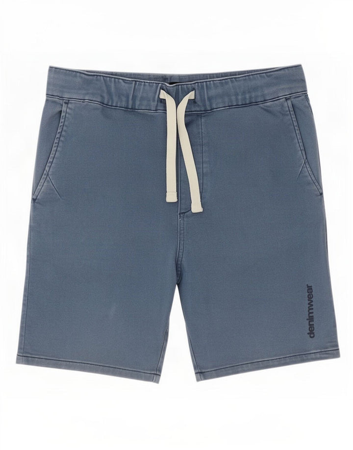 Zara Herren-Shorts, Größe S, W29, Blau, Baumwolle