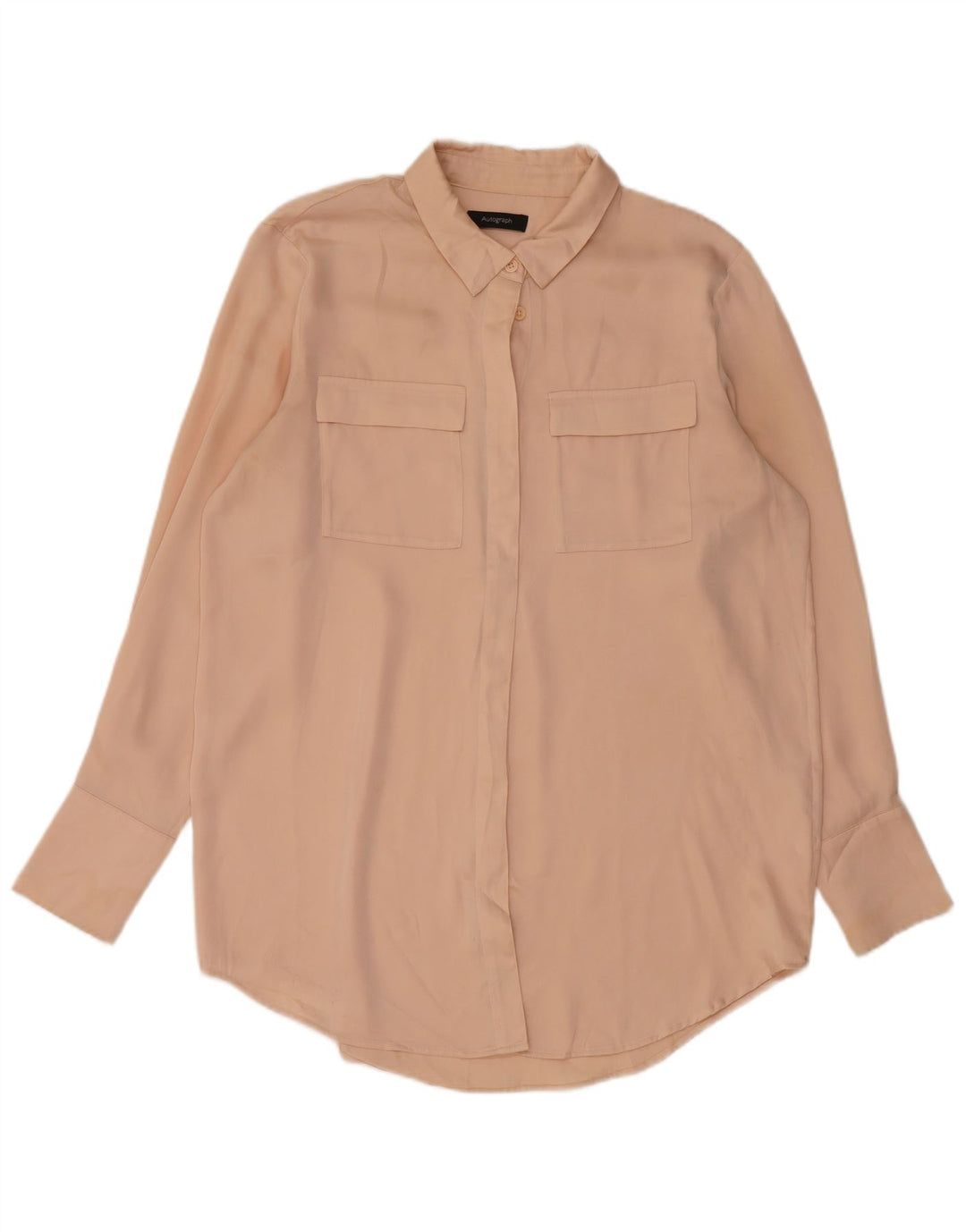 Marks & Spencer Damen Autograph Shirt UK 16 Large Pink