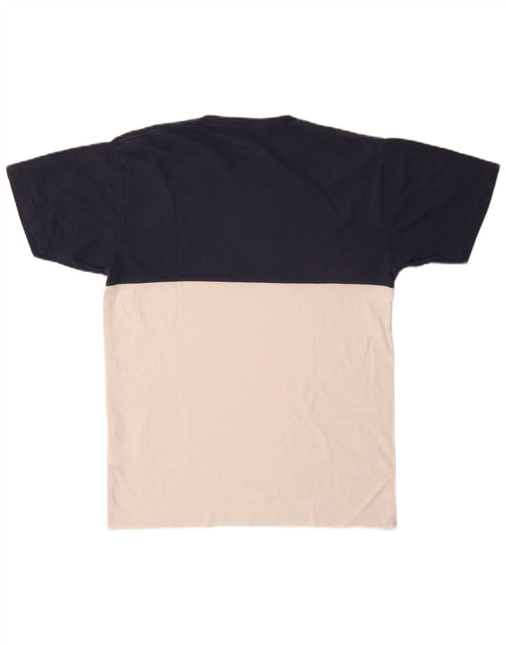Vans Herren-T-Shirt mit klassischer Passform aus mittelblauer Colourblock-Baumwolle