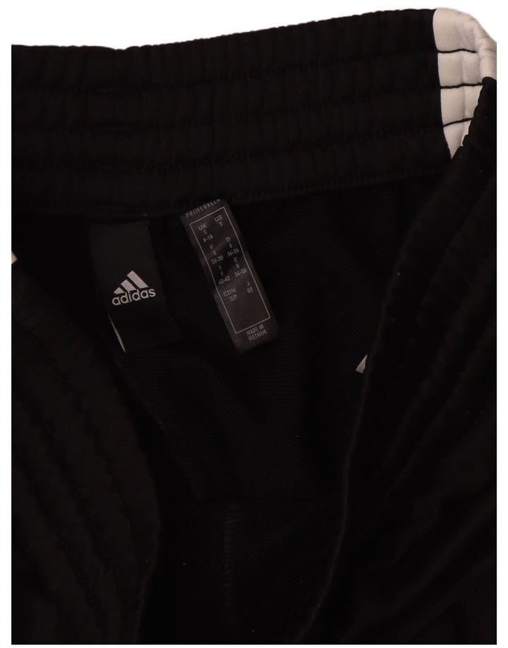 Adidas Damen-Trainingshose, UK 10, Größe S, Schwarz, Colourblock-Polyester