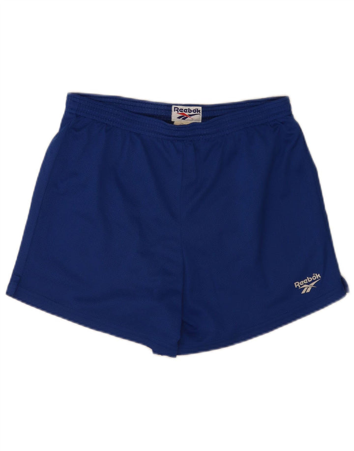 Reebok Herren Regular Sport Shorts Mittelblaues Polyester