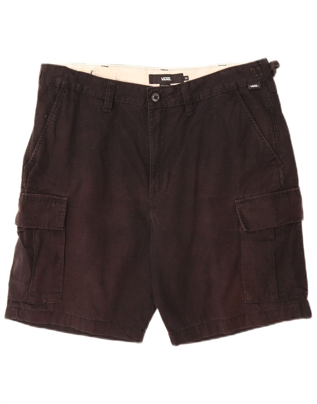 Vans Herren Cargoshorts W32 Mittelschwarze Baumwolle