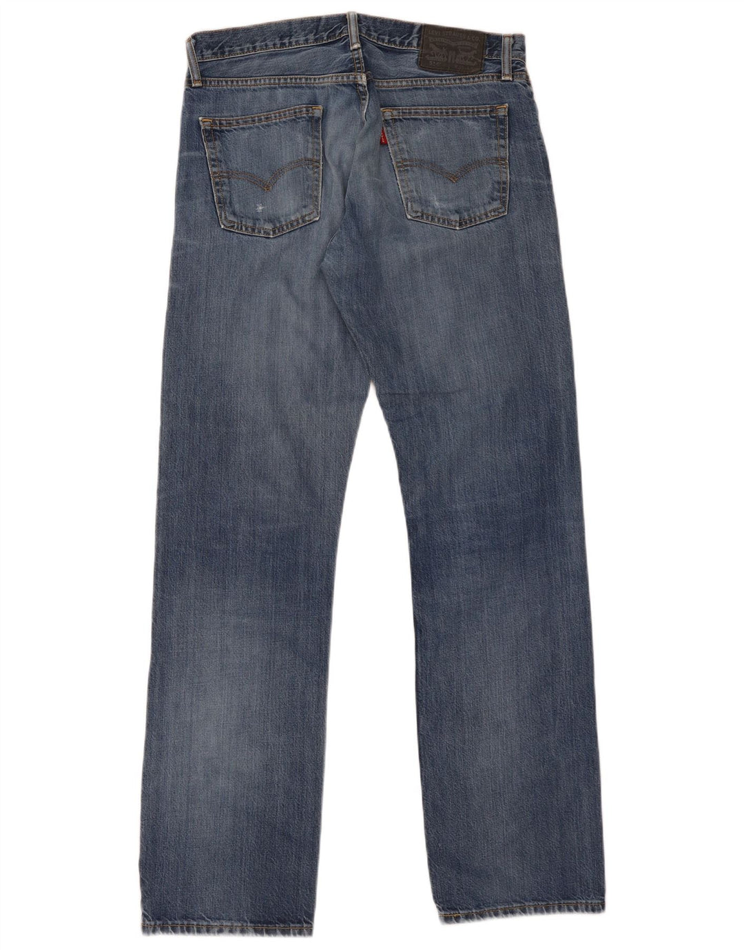 Levi's Herren 514 Straight Jeans W33 L34 Blaue Baumwolle