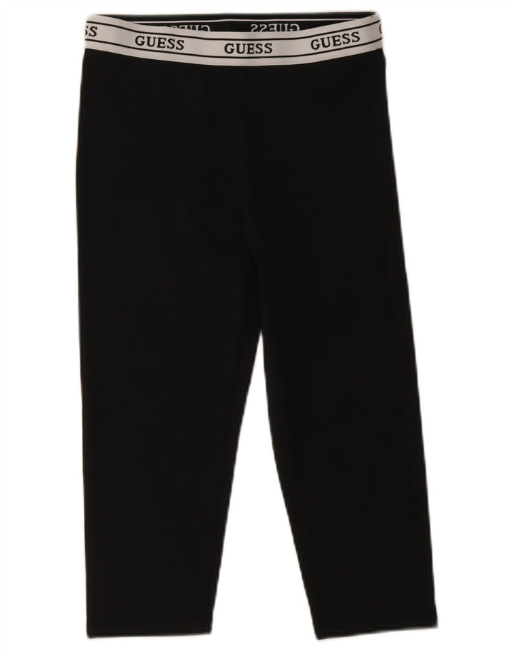 Guess Capri-Leggings für Damen, UK 10, Größe S, Schwarz, Modal