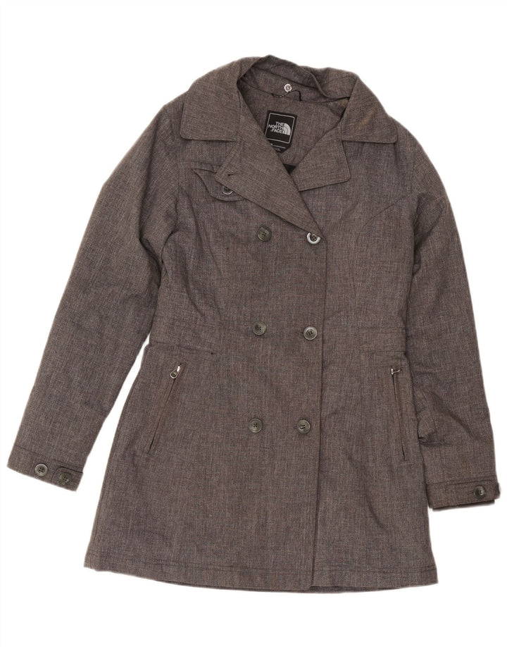 The North Face Damen-Zweireihermantel UK 10 Small Grau Polyester