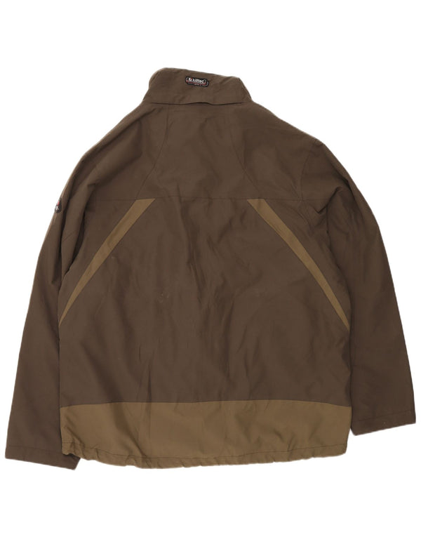 Killtec Herren Windjacke UK 44 2XL Khaki Colourblock Polyester