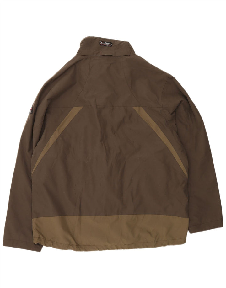 Killtec Herren Windjacke UK 44 2XL Khaki Colourblock Polyester