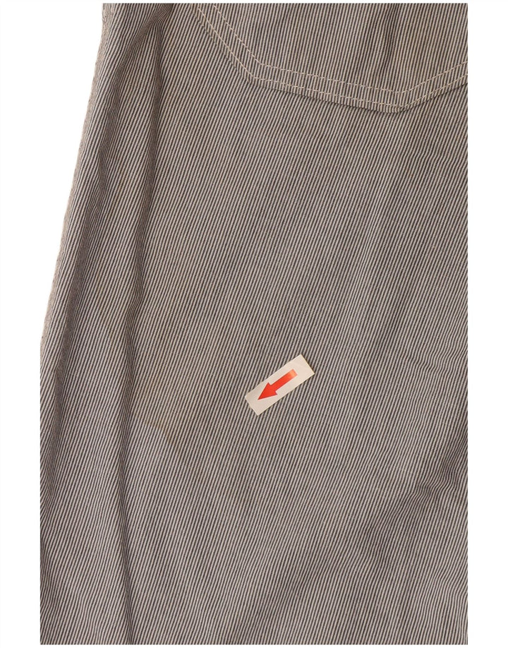 Jeckerson Herren-Bermudashorts W31 Mittelgraue Nadelstreifen-Baumwolle