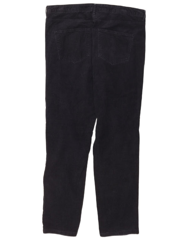 Marks & Spencer Damen Tapered Cordhose UK 18 XL W36 L29 Marineblau
