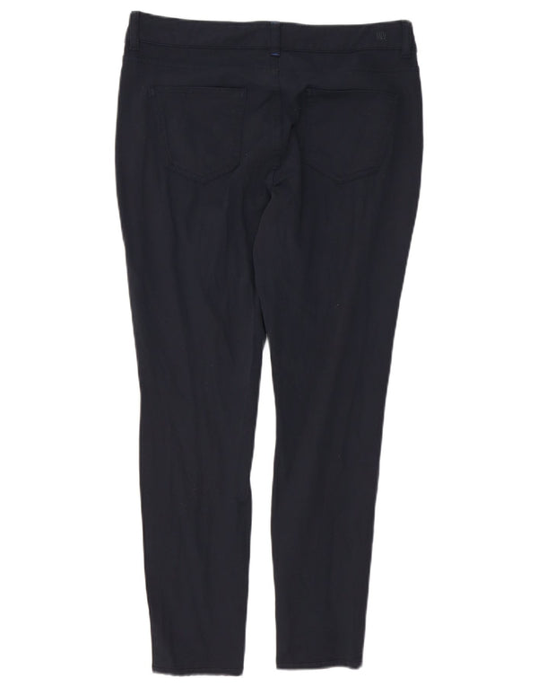 MASSIMO DUTTI Damen Crop Casual Hose EU 42 Large W32 L26 Marineblau