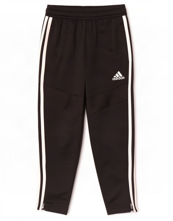 Adidas Trainingshose für Jungen, 5–6 Jahre, schwarzes Polyester