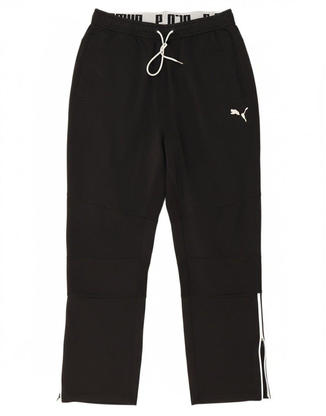 PUMA Mens Graphic Tracksuit Trousers Large  Black Polyester