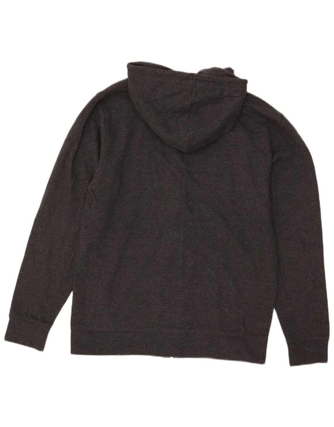 Quiksilver Herren-Kapuzenpullover mit Reißverschluss, groß, graue Baumwolle