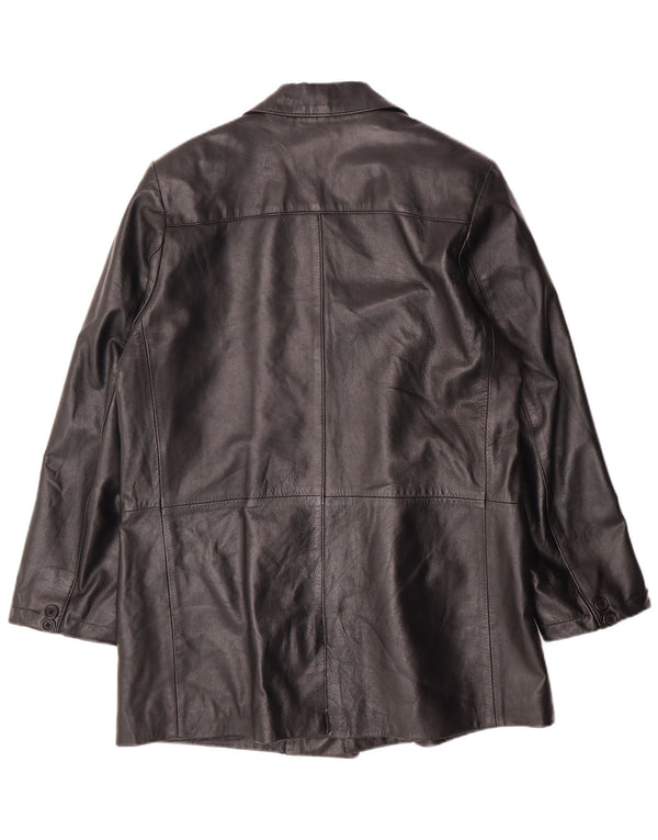 Vintage Herren Lederjacke UK 38 Medium Black Leather Classic