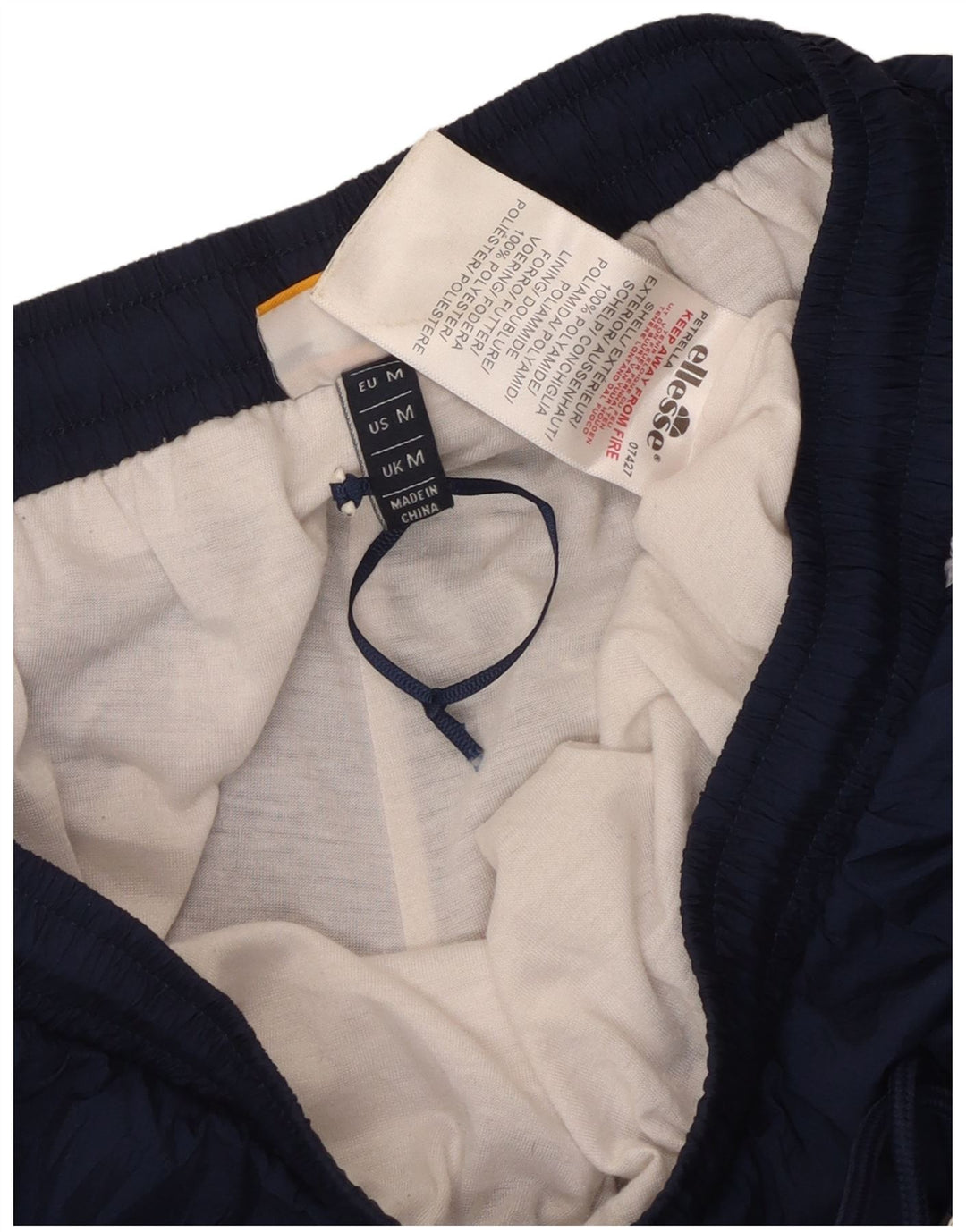 Ellesse Herren-Trainingshose, Jogginghose, mittleres Marineblau, Farbblock