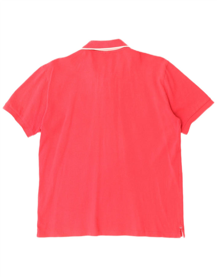 NORTH SAILS Herren-Poloshirt aus mittelroter Baumwolle