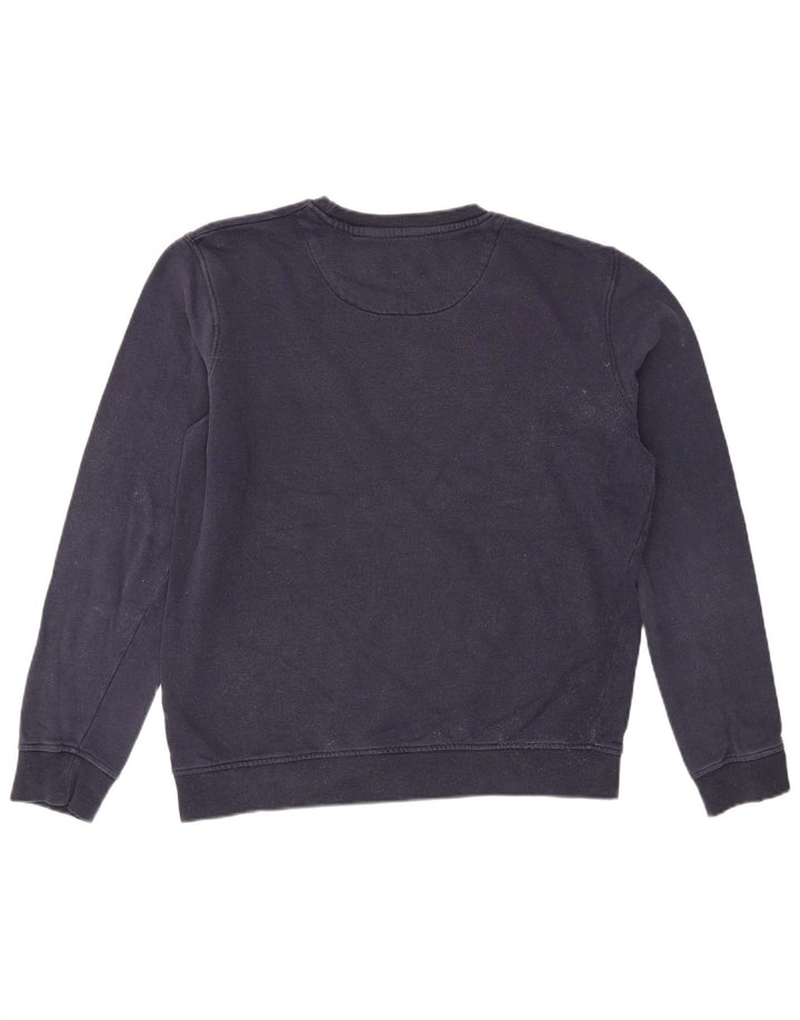 Lyle & Scott Grafischer Herren-Sweatshirt-Pullover, mittlerer Marineblau-Farbblock