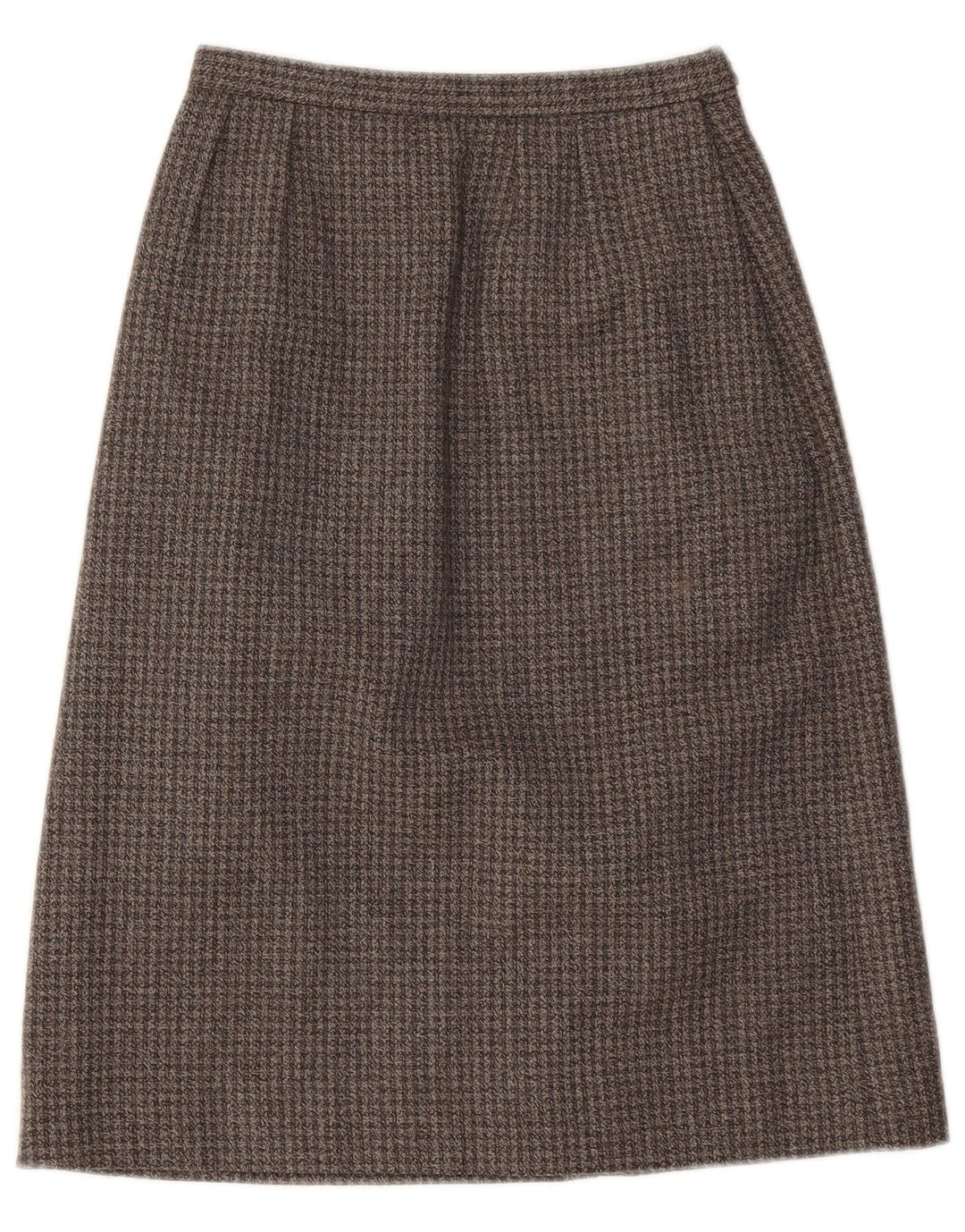 Vintage Damen A-Linie Rock W22 2XS Grau Hahnentritt