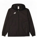 Adidas Jungen Regenjacke mit Kapuze, 13–14 Jahre, schwarzes Polyester