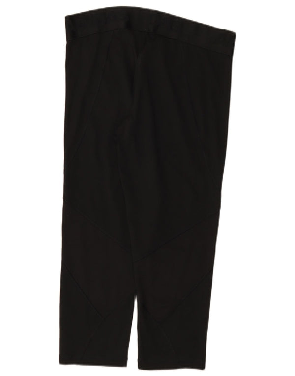Adidas Damen Climacool Graphic Capri Leggings UK 12/14 Medium Schwarz