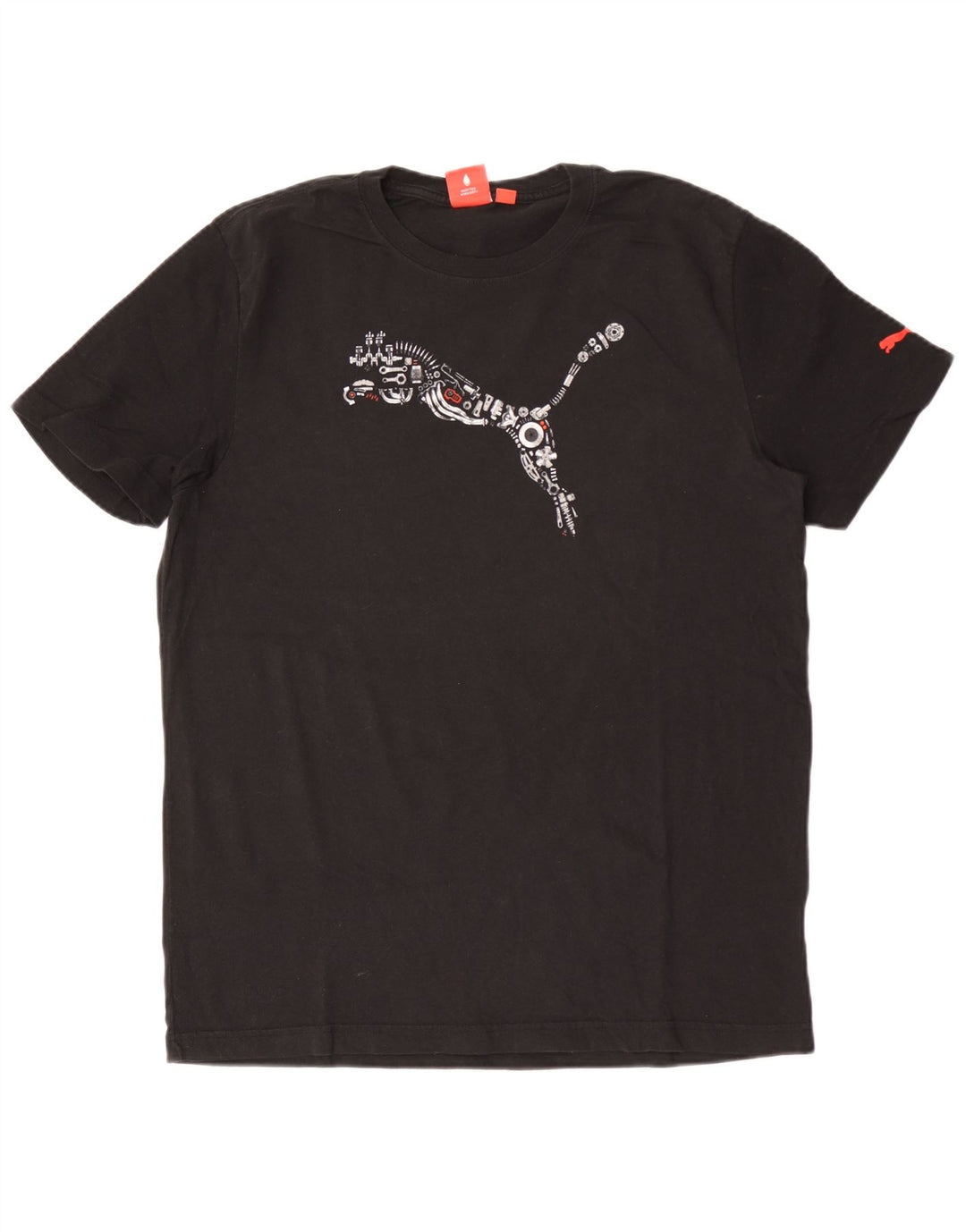 Puma Herren T-Shirt mit Grafik, Größe L, Schwarz
