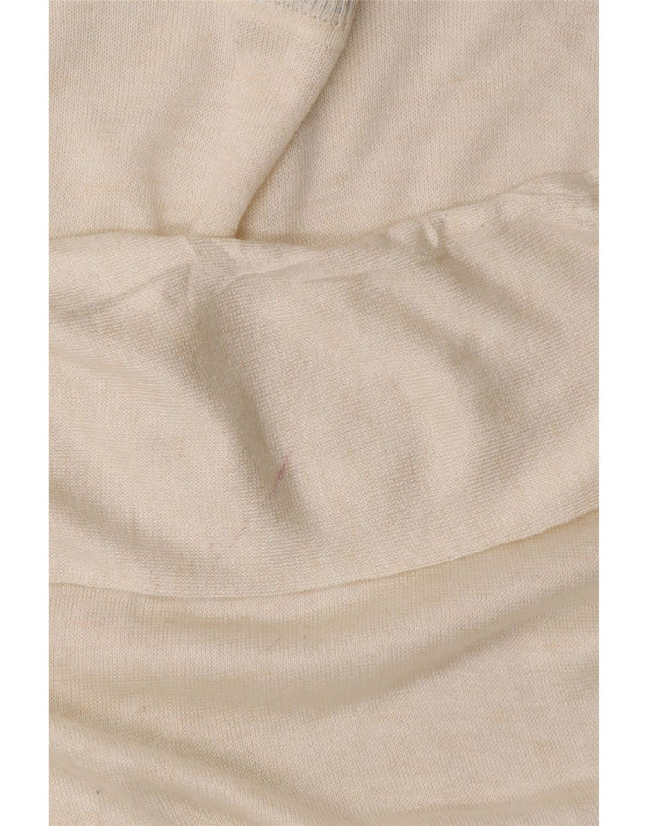 ZARA Damen-Pullover mit U-Boot-Ausschnitt, Gr. 14, Mittelweiß