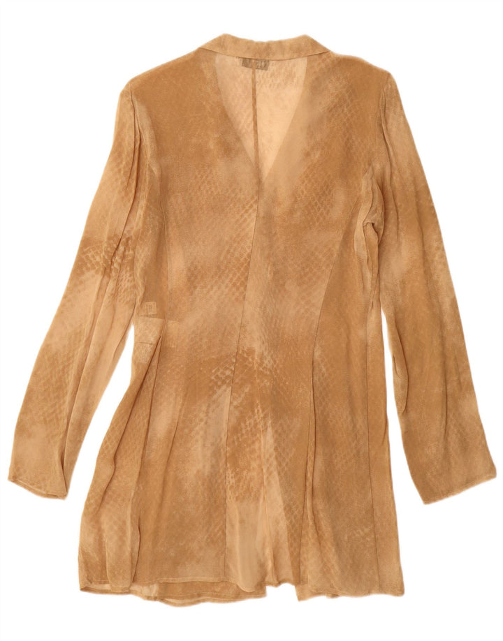 Marella Damen 2-teiliges Set IT 42 Mittelbeige Viskose mit Animal-Print