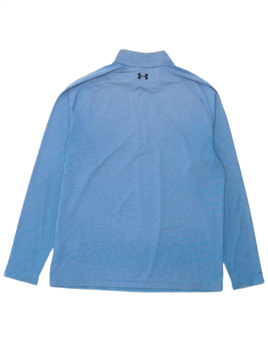 Under Armour Herren-Pullover-Trainingsanzugoberteil mit Reißverschluss und Halsausschnitt, großes, blaues Polyester
