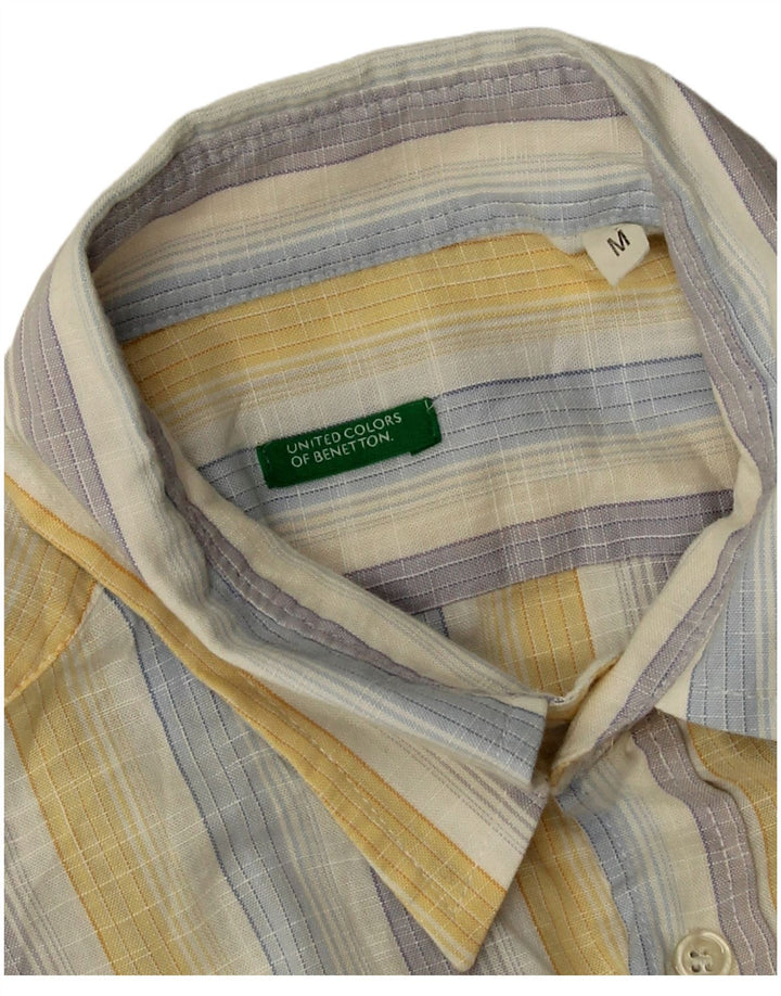 Benetton Herrenhemd Medium Mehrfarbig gestreift