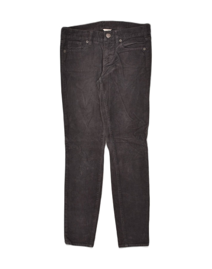 J. CREW Womens Skinny Corduroy Trousers W24 L26 Grey Cotton | Vintage J. Crew | Thrift | Second-Hand J. Crew | Used Clothing | Messina Hembry 