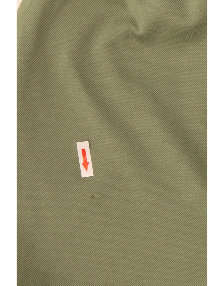 Zara Damen-Cargohose mit weitem Bein, Größe S, W26, L29, Grün, Polyester