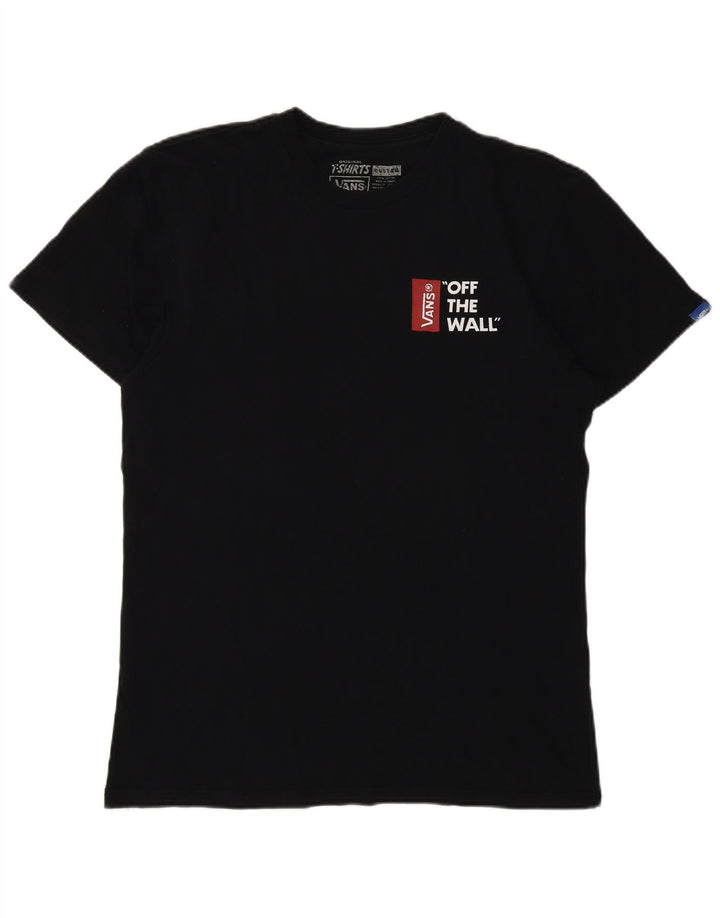 Vans Herren-T-Shirt mit Grafik, mittelschwarze Baumwolle