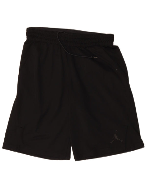 Jordan Herren Dri Fit Graphic Sport Shorts Mittelschwarzes Polyester