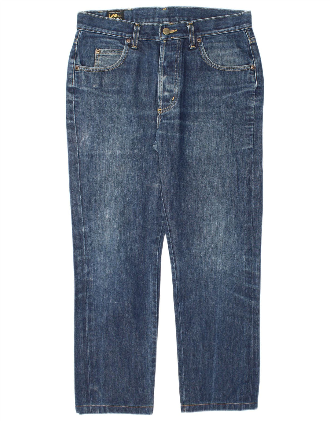 LEE Herren Chicago Straight Jeans W32 L26 Blaue Baumwolle