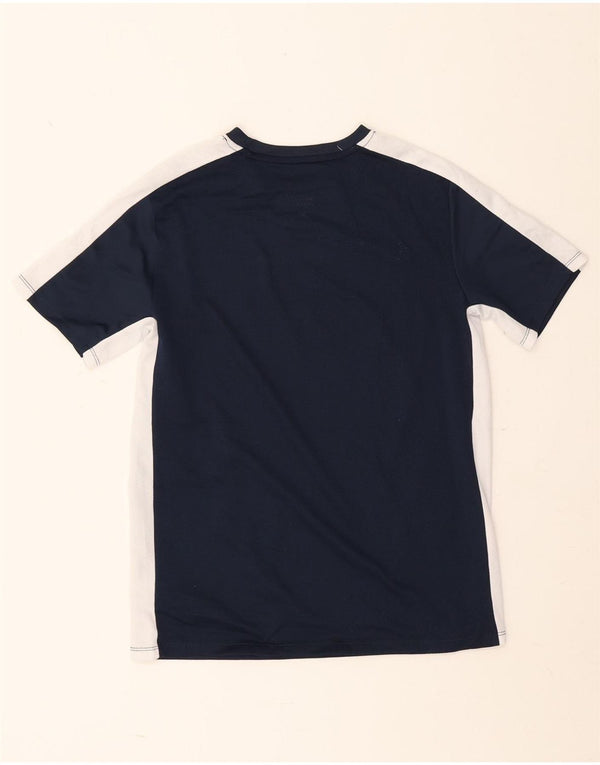 Nike Dri Fit T-Shirt für Jungen, 13–14 Jahre, XL, Marineblau, Farbblock