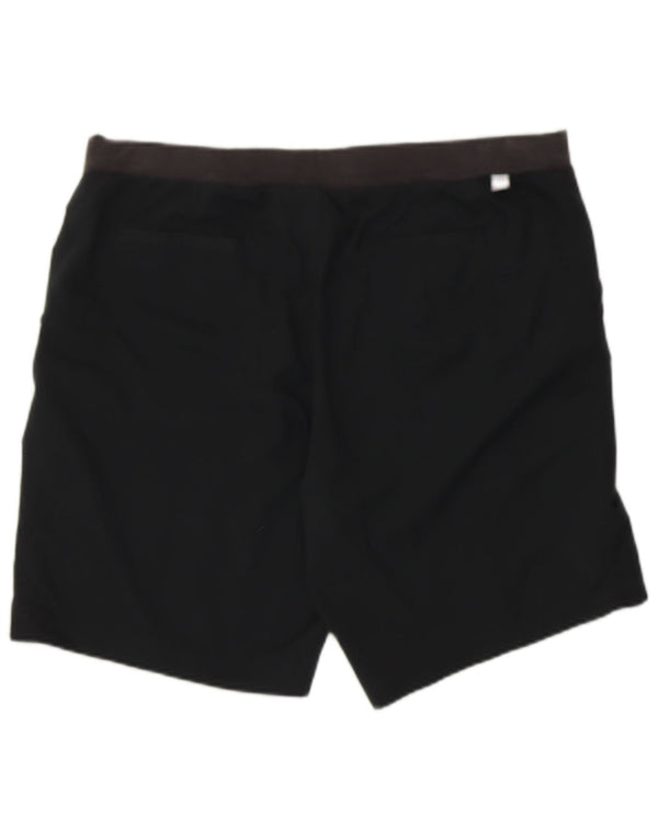 LEE Damen Riders Chino Shorts US 16 2XL W38 Schwarz Polyester