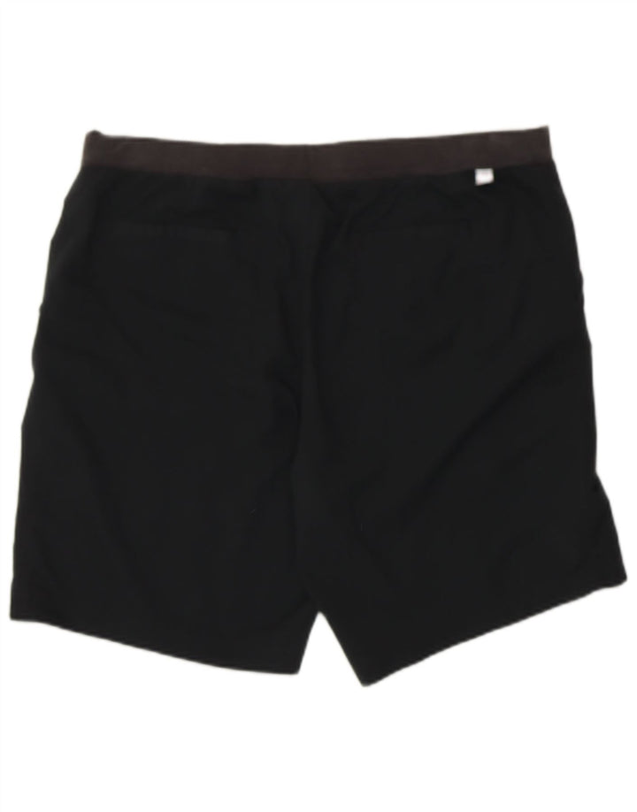 LEE Damen Riders Chino Shorts US 16 2XL W38 Schwarz Polyester