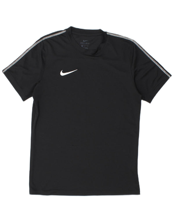 NIKE Herren Dri Fit T-Shirt Top Medium Schwarz
