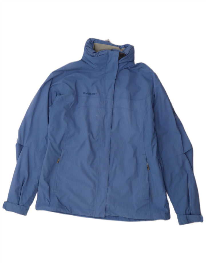 Mammut Damen Regenjacke mit Kapuze UK 16 Large Blau