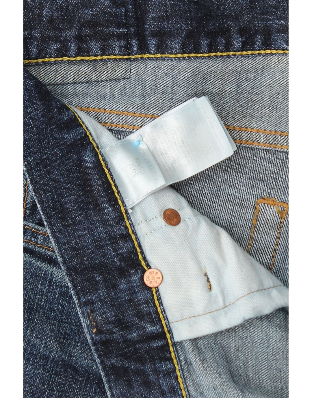 POLO RALPH LAUREN Herren Slim Jeans W34 L32 Blaue Baumwolle