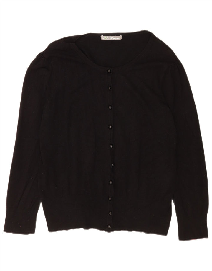 Marks & Spencer Damen Strickjacke UK 12 Mittelschwarz