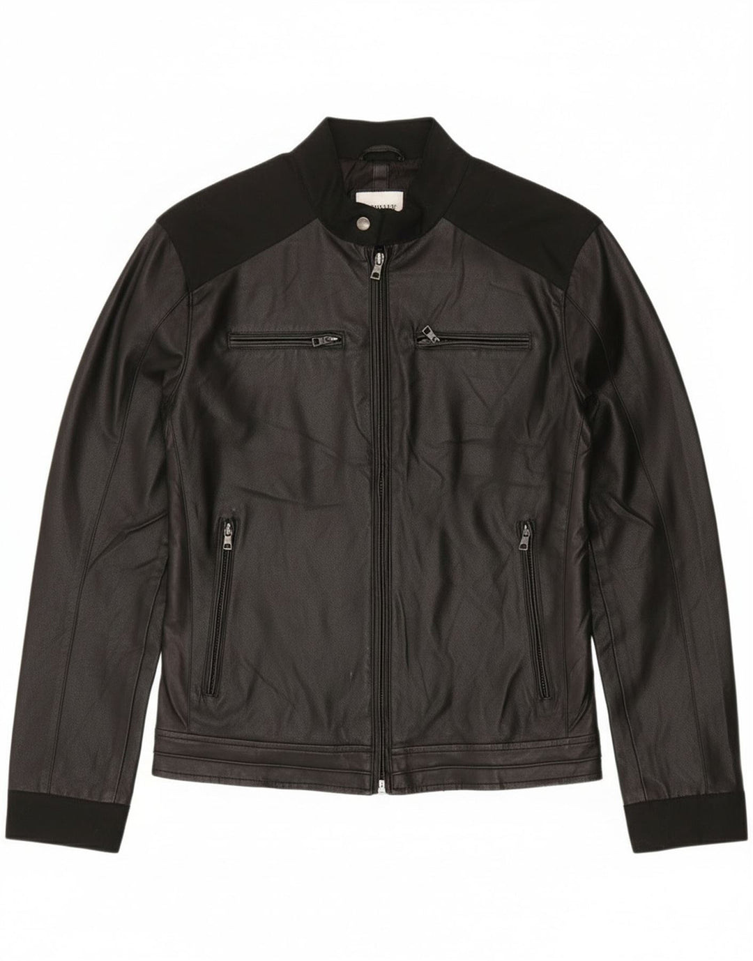 Gas Damen Bomberjacke IT 52 XL Schwarz Colourblock Polyester