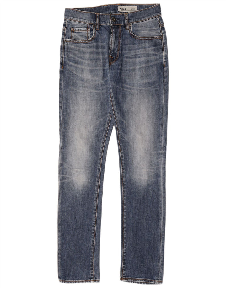 Rifle Damen Slim Jeans W30 L32 Blaue Baumwolle