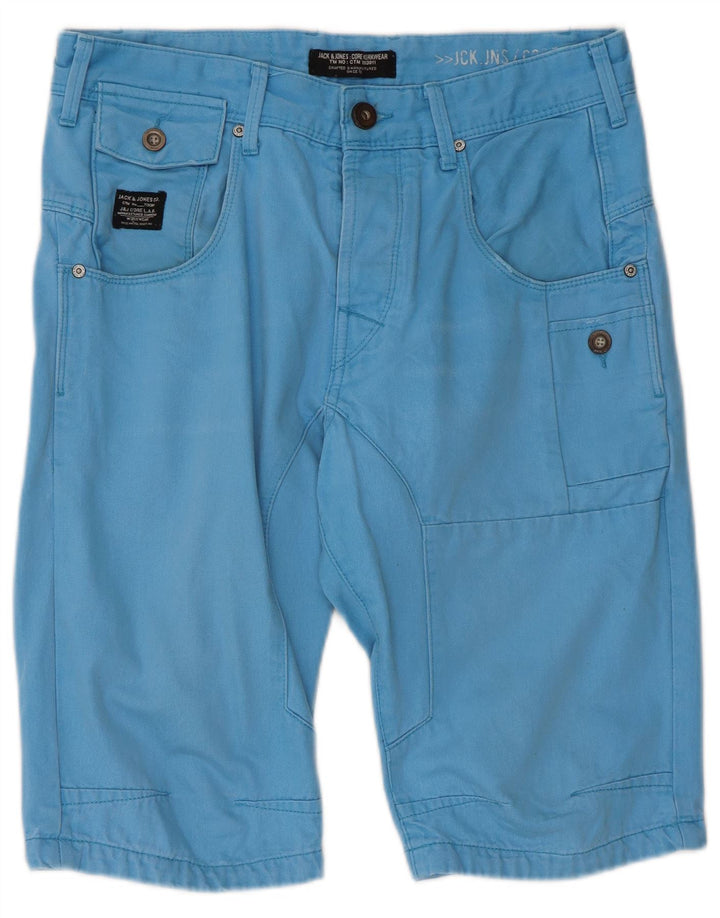 Jack & Jones Herren Jeansshorts W32 Mittelblau